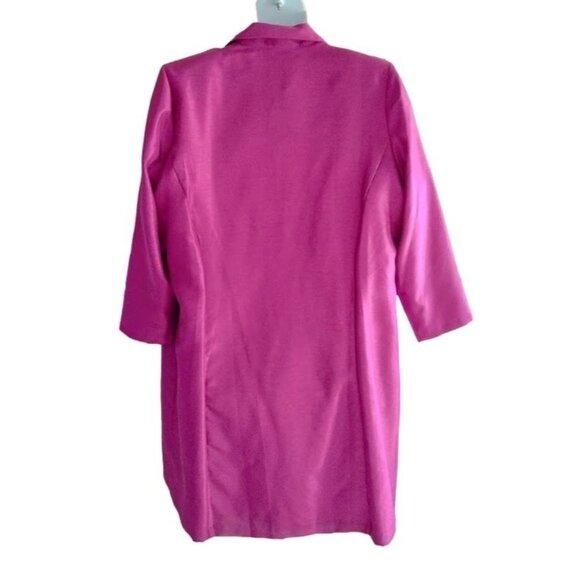 Blair Elegant 2-Piece Pink Open Front Jacket & Dress Suit Set Plus Size 22W - Picture 5 of 10